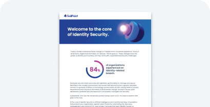Core of identity security one pager image