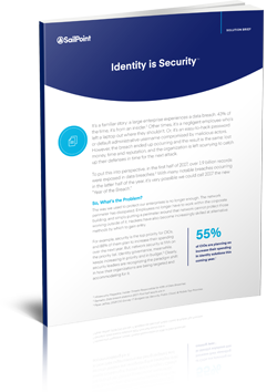 Identity is security solution brief