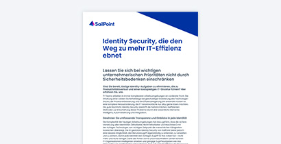 Identity Security, die den Weg zu mehr IT-Effizienz ebnet
